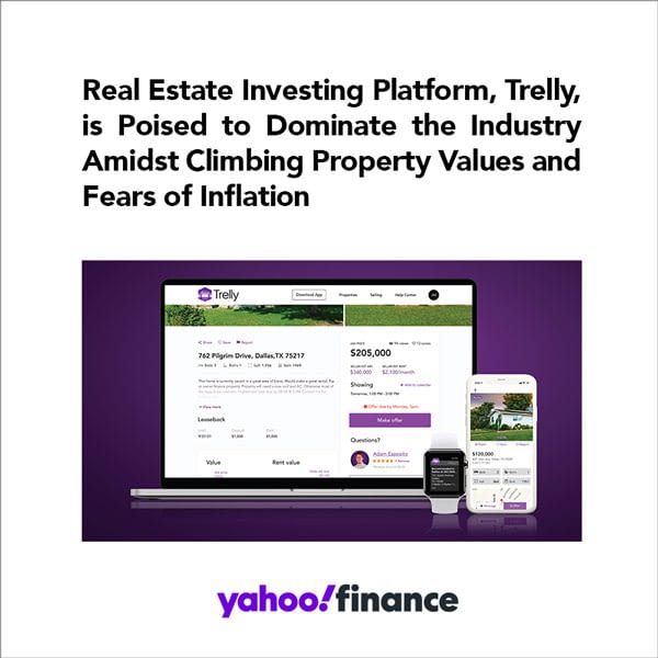 Trelly featured on Yahoo finance